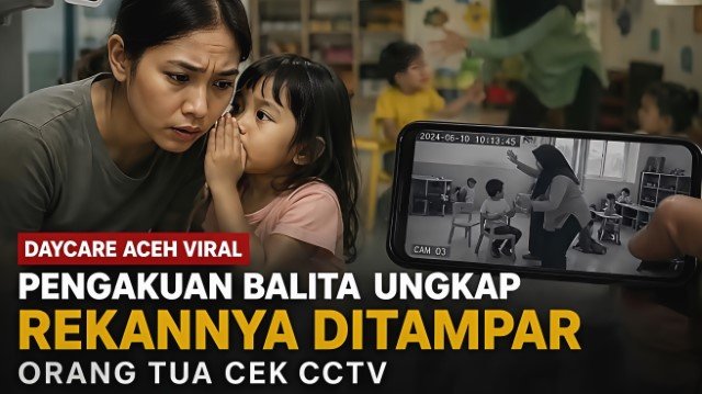 Temanku Ditampar & Berkat Ucapan Balita Bongkar Borok Daycare di Aceh Ortu Syok Cek CCTV 27 April!