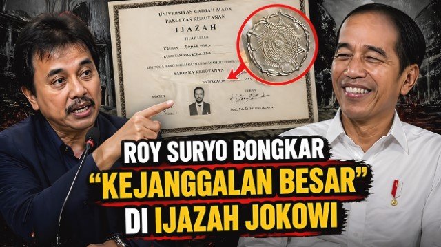 Terbongkar! Alasan Roy Suryo Ragukan Klaim Mikro Teks 'Gadhaj Adam' di Ijazah Presiden