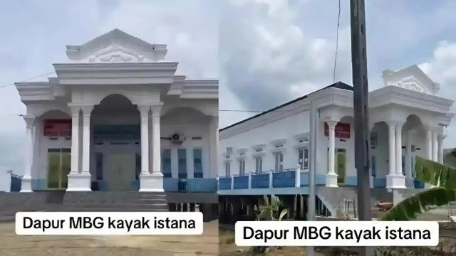 VIRAL Dapur SPPG di Kalsel Rumah Mewah Bak Istana, Begini Ceritanya!