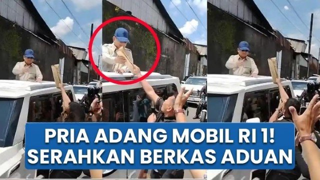 VIRAL! Ini Pengakuan Pria Yang Berhasil Adang Rombongan Presiden Prabowo di Magelang