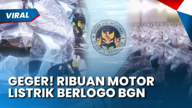 VIRAL Puluhan Ribu Motor MBG untuk SPPG, Ini Penjelasan Kepala BGN!
