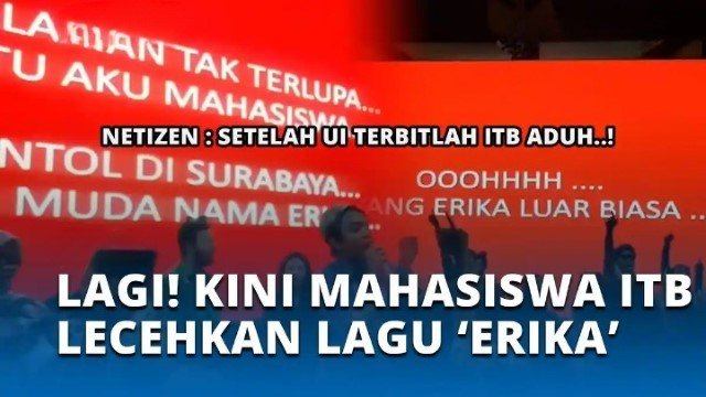 VIRAL Video Mahasiswa Nyanyi Lagu Muatan Pelecehan, HMT ITB Minta Maaf