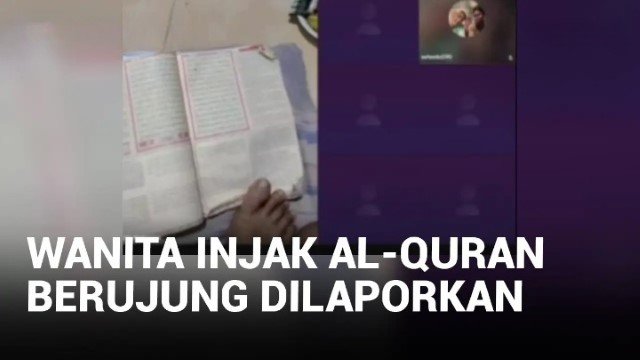 VIRAL! Wanita Lebak Bersumpah Sambil Injak Al-Qur'an, 2 Orang Diamankan Polisi