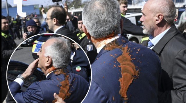 Waduh! Dianggap Pengkhianat Bangsa, Anak Raja Iran Reza Pahlavi Dilempari Cairan Merah