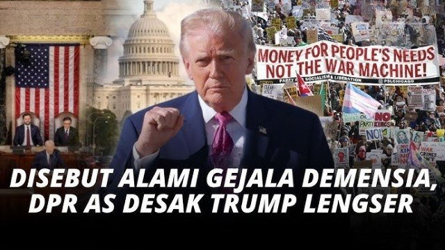 Waduh! Emosi Sering Meledak, Kesehatan Terganggu, DPR AS Desak Pemakzulan Terhadap Trump