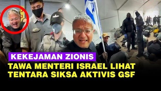 Arogansi Tanpa Batas! Menteri Israel Malah Jadikan Aktivis Gaza Yang Berlutut Bahan Olokan