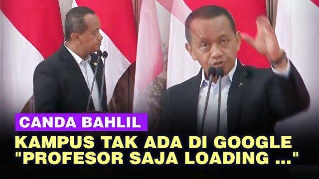 Bahlil Kembali Sebut Kampusnya Tak Ditemukan di Google Kampus Tak Jamin Kualitas Mahasiswa!