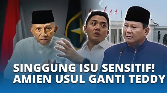 Bawa Sejarah Kaum Nabi Luth, Amien Rais Desak Prabowo 'Jauhi & Pecat' Teddy Indra Wijaya!