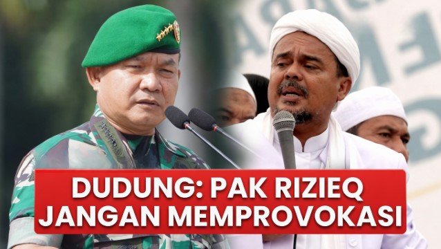 Berani Mati! Di Balik Skandal 'Jenderal Baliho', Inilah Kronologi Lengkap Perang Terbuka Dudung Abdurachman Tekuk Nyali Rizieq Shihab