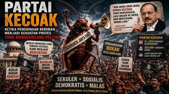 Berawal dari Penghinaan, 'Partai Kecoak' Kini Menjelma Jadi Kekuatan Politik yang Menakutkan!