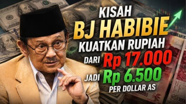 Bikin Merinding! Video Lawas BJ Habibie Soal Pelemahan Rupiah Viral Lagi, Isinya Benar-Benar Jadi Kenyataan