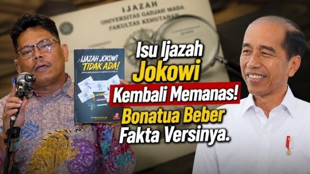 Bonatua IJAZAH JOKOWI TIDAK ADA!