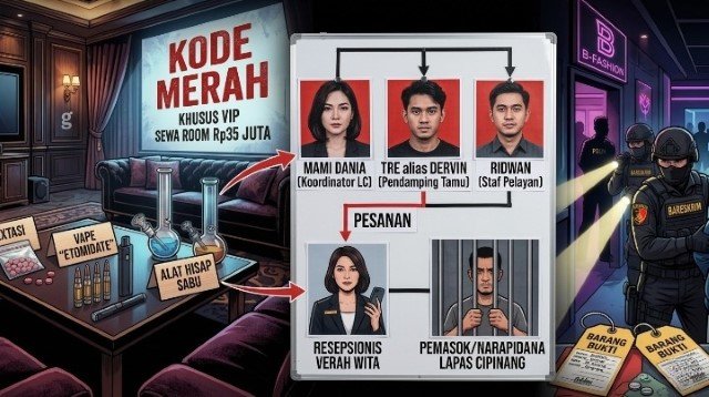 Bongkar Modus 'Kode Merah'! Rahasia Kelam Room VIP B-Fashion & The Seven Jakbar Terkuak Sarang Narkoba Kelas Kakap