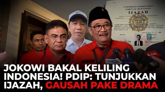 Djarot PDIP Senggol Rencana Jokowi Keliling Indonesia Bagus, Sekalian Tunjukkan Ijazah Asli!