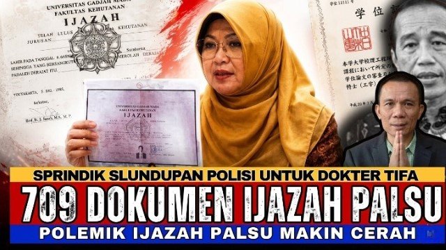 Dokter Tifa Tiup Peluit Maut Curigai Rismon hingga Bongkar Gugatan Misterius 709 Dokumen Milik Jokowi!