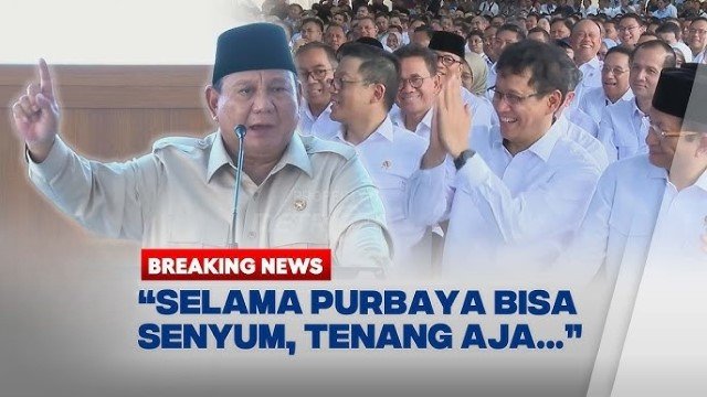 Ekonomi Lagi Kritis, Prabowo Malah Jualan 'Senyuman Purbaya' Tenang Aja Mau Dolar Berapa Ribu Kek!
