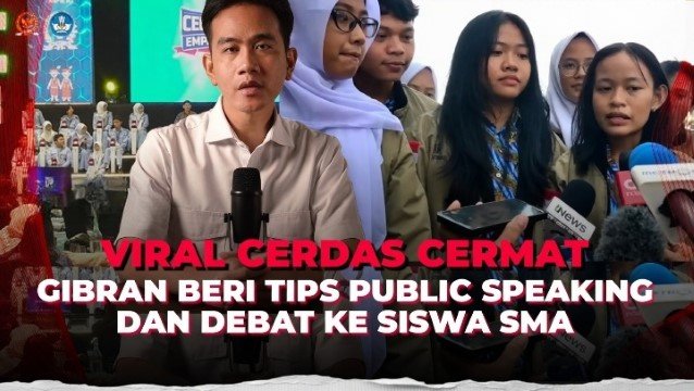 Gaya Selangit Gibran Beri Tips Debat di Kalbar Siswi SMA Diajari Teknik Bicara atau Cara Biar Gak Kelihatan Bingung
