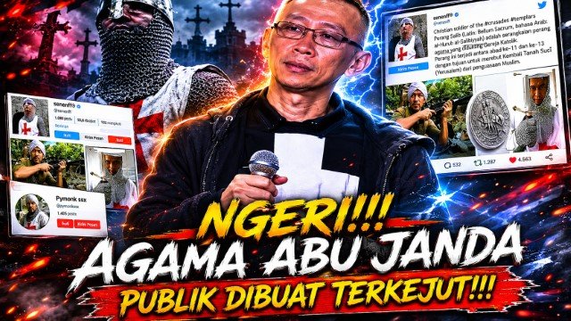 HEBOH! Konspirasi Besar Berakhir, Tasik Ngaji Telanjangi Status Agama Abu Janda, Publik Melongo Lihat Fakta Aslinya