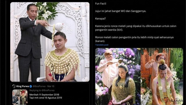 HEBOH! Ronce Melati Mayor Teddy Jadi Gunjingan Harusnya Buat Wanita, Kok Dipakai Pria