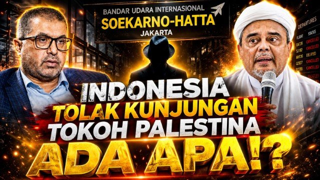 Indonesia Bergejolak! Tokoh Palestina Dilarang Masuk, HRS Mengamuk dan Tantang Pemerintah Bongkar Siapa Dalangnya