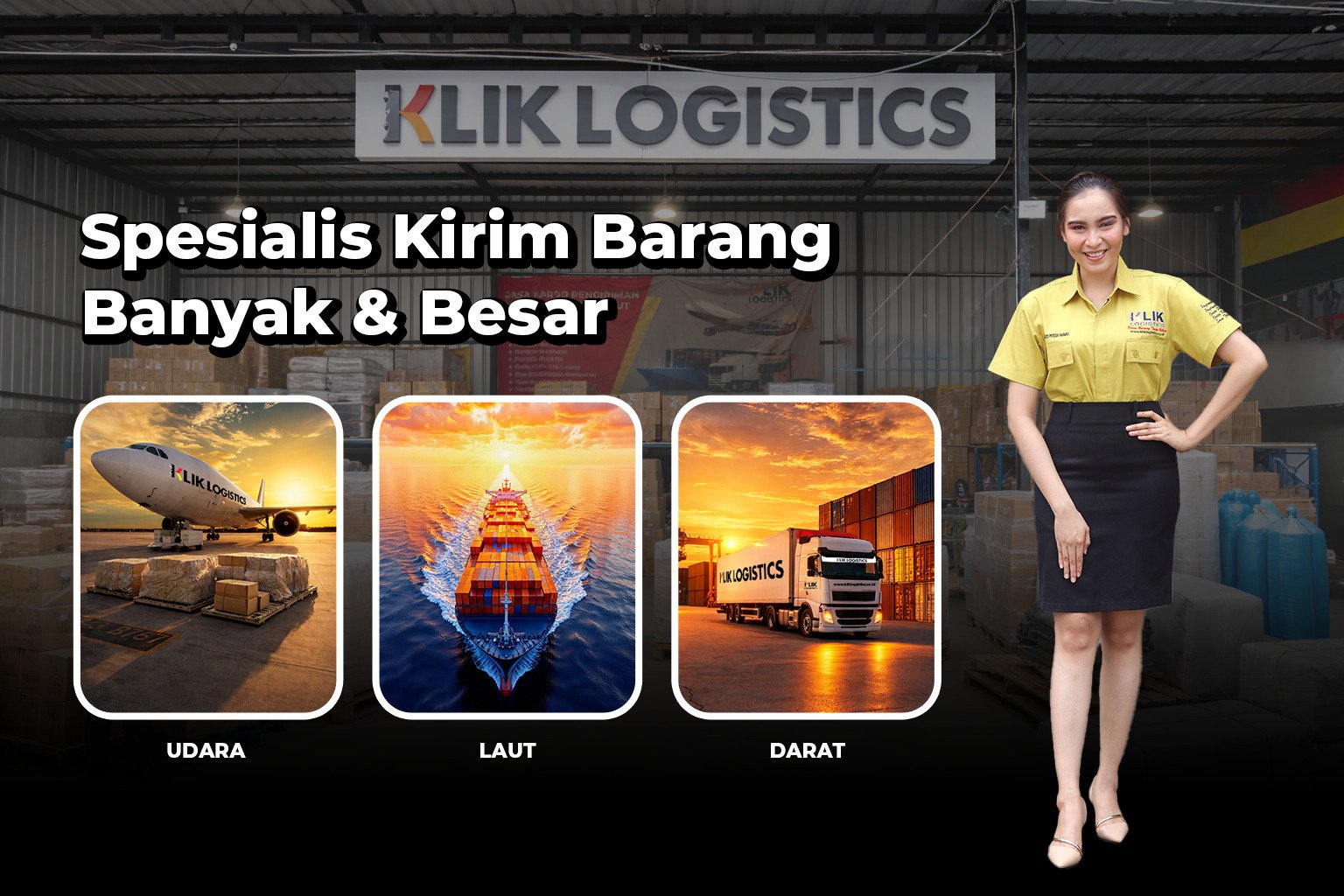 Jasa Ekspedisi Jakarta Sorong Termurah dan Terpercaya Bersama Klik Logistics