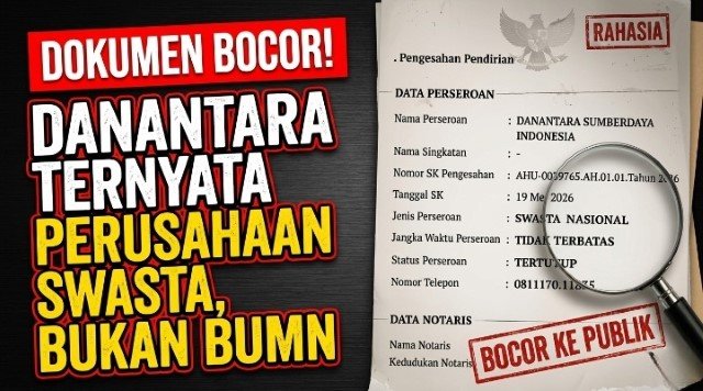HEBOH! Katanya BUMN Tapi Berstatus Swasta? Sengkarut Dokumen PT DSI Memanas, Rosan Roeslani Akhirnya Buka Suara