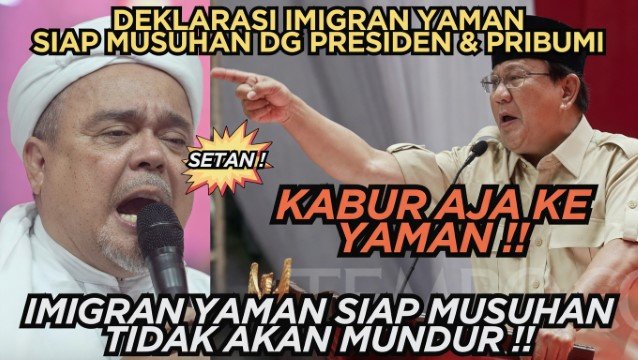 Kritik Pedas Dari Petamburan! Habib Rizieq Sebut Prabowo Terpengaruh 'Jenderal Baliho' Saat Bicara Yaman, Sinyal Retaknya Hubungan