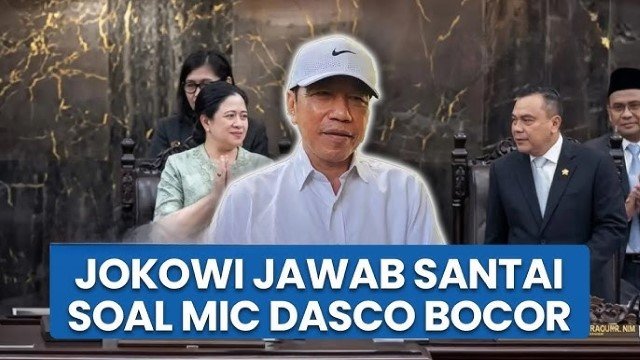 Mic Bocor Dasco Bikin Heboh Senayan, Jokowi Muncul di Solo Beri Jawaban Tak Terduga!