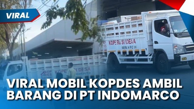 Muka Dua Kebongkar! Di Depan Sok Saingan, Di Belakang Truk KDMP Kepergok 'Kulakan' di Gudang Indomaret