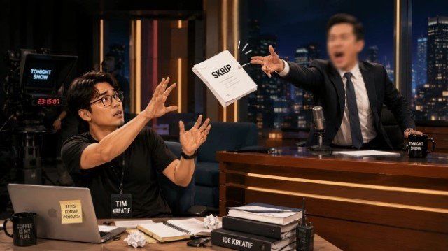 Netizen Ngamuk! Viral Curhatan Mantan Tim Kreatif Ini Talkshow Dilempar Skrip ke Muka, Ciri-Ciri Pelaku Dikuliti