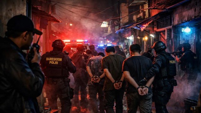 Ngeri! Bongkar Kampung Texas Samarinda Transaksi Narkoba Nonstop 24 Jam, Sampai Dijaga 'Sniper' Polisi