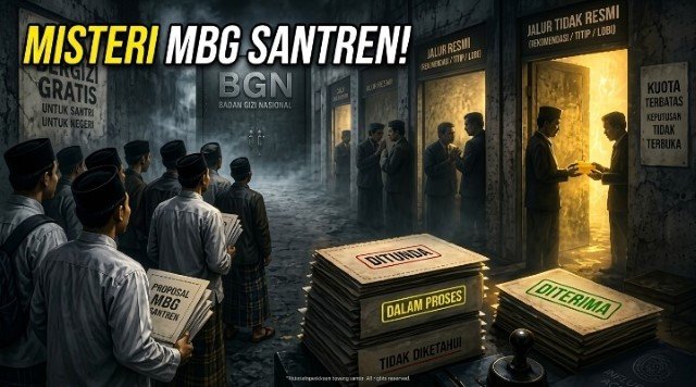 Permainan Abu-Abu Gelap BGN di Pesantren!