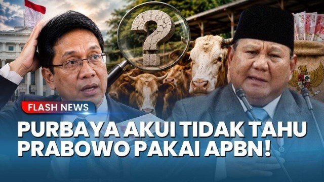 Purbaya Ngaku Tak Tahu Anggaran Sapi Kurban Prabowo, Senator Langsung Semprot Menkeu Kurangi Ceplas-Ceplos!