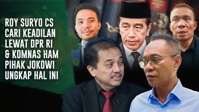 Roy Suryo Cs Surati Komisi III DPR Soal Kasus Ijazah Jokowi, Ini Permintaannya!