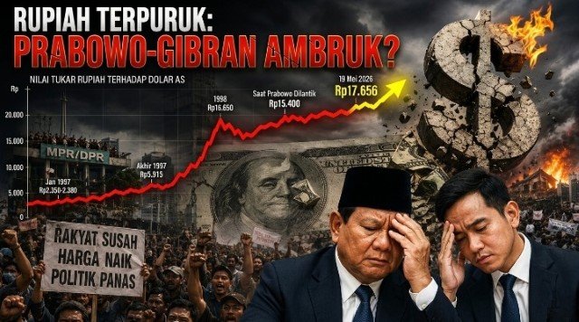 Rupiah Hancur Lebur Akankah Prabowo-Gibran Mundur Sebelum Bertempur