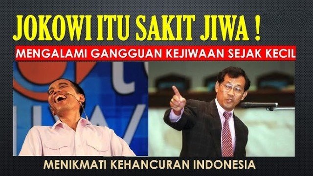 Sebut Jokowi Idap Megalomania dan Waham Kebesaran Soal IKN, Aktivis Dia Ini Ada Gangguan Kejiwaan!