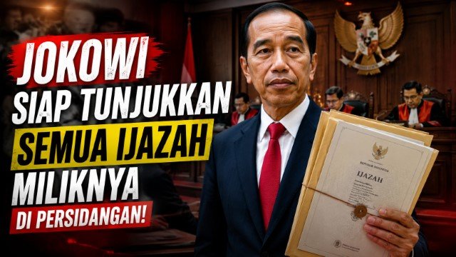 Siap Seret Roy Suryo Cs ke Penjara, Jokowi Bakal Bawa Ijazah Asli dari SD-Kuliah ke Persidangan!