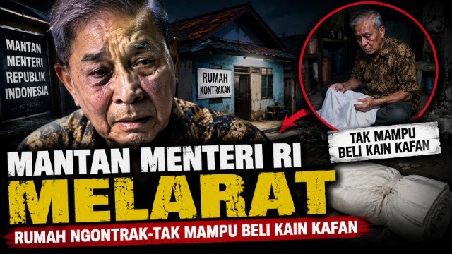 Tragis! Mantan Menteri RI Berakhir Melarat di Akhir Hayat Tinggal di Rumah Kontrakan, Bahkan Kain Kafan Harus Dibantu Orang Lain