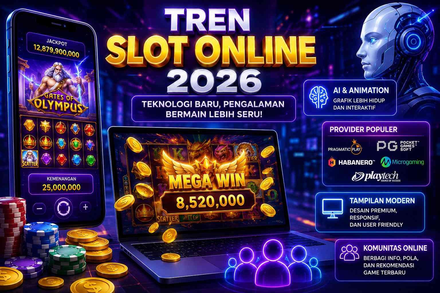 Tren Slot Online 2026: Teknologi Baru dan Provider Favorit Para Pemain