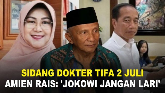 Amien Rais Angkat Bicara! Bongkar Habis 'Blunder Fatal' Jokowi di Pusaran Kasus Roy Suryo & Dokter Tifa