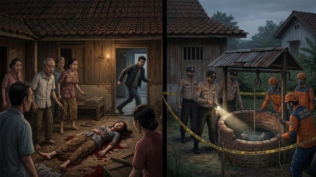 Banyumas Gempar! Dua Wanita Tewas Misterius dalam Sehari Nenek Ditemukan di Dasar Sumur, Gadis 18 Tahun Bersimbah Darah