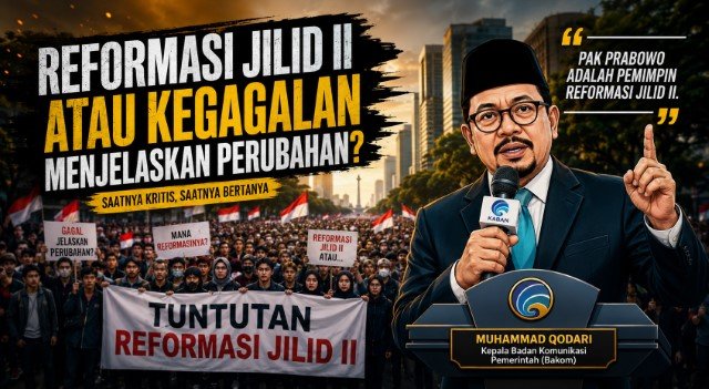 Blunder Istana! Aktivis 98 Sebut Narasi 'Reformasi Jilid II' Versi Qodari Cuma Pepesan Kosong