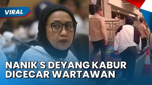Bungkam dan Menghindar Aksi Nanik S. Deyang 'Kabur' dari Wartawan Pertajam Dugaan Kejanggalan Motor Listrik MBG!