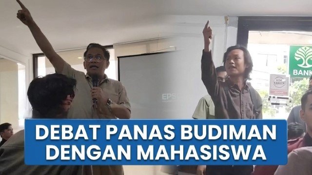 Debat Memanas di Semarang, Budiman Sudjatmiko Hardik Mahasiswa Anda Bukan Siapa-Siapa, Silakan Pergi!