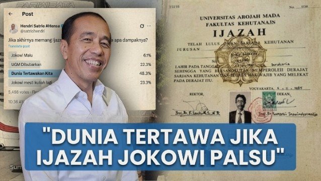 Didik J Rachbini Bongkar Konsekuensi Fatal Jika Ijazah Jokowi Palsu Bakal Seret Banyak Orang ke Penjara!