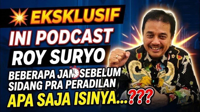 EKSKLUSIF! Roy Suryo Bongkar Habis Rahasia Dibalik Reuni Kabinet SBY, Ada Sinyal Politik Baru