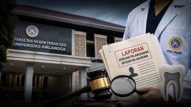 FKG Unair Dihadapkan pada Laporan Dugaan Pelanggaran Integritas Akademik Dokter Gigi Spesialis