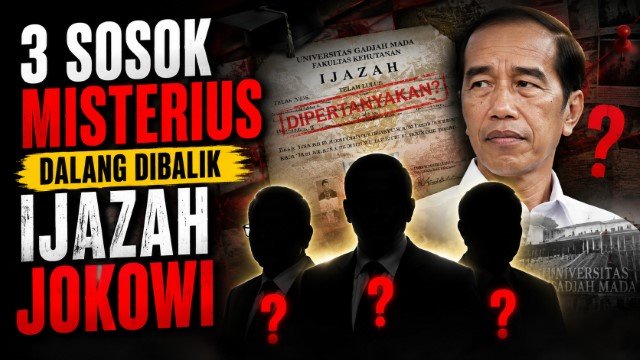 GEGER! Mantan Menteri Bongkar Tiga Orang di Balik Kasus Ijazah Jokowi Nama Belakangnya 'O' Semua