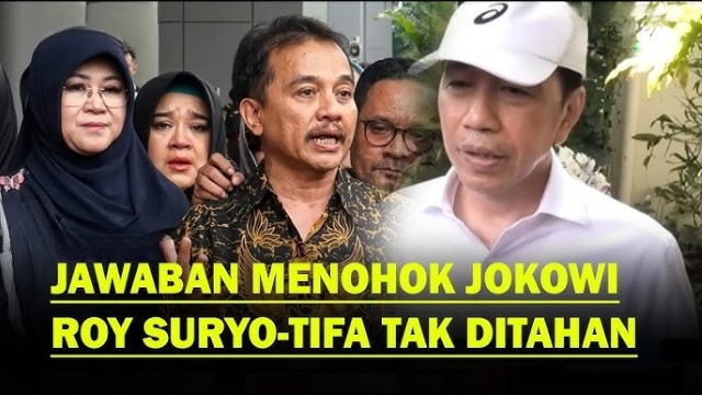 Jokowi Singgung 'Orang Besar' di Balik Kebebasan Roy Suryo & Tifa, Pengacara Saya Cuma Bisa Ketawa!