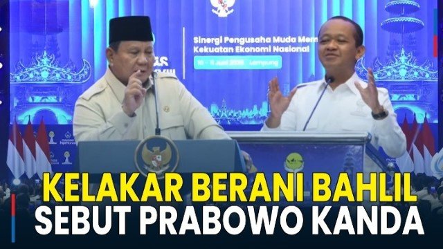Nekat Banget! Bahlil Minta Izin Panggil Prabowo 'Kakanda', Ruangan Langsung Heboh